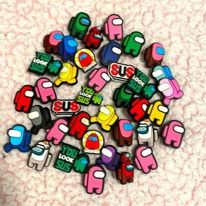 Among us CROC charms variety of different colors and styles